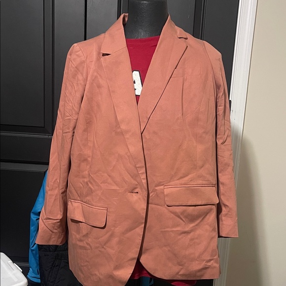 Madewell Peach Blazer - Picture 3 of 5